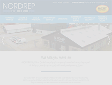 Tablet Screenshot of nordrep.dk